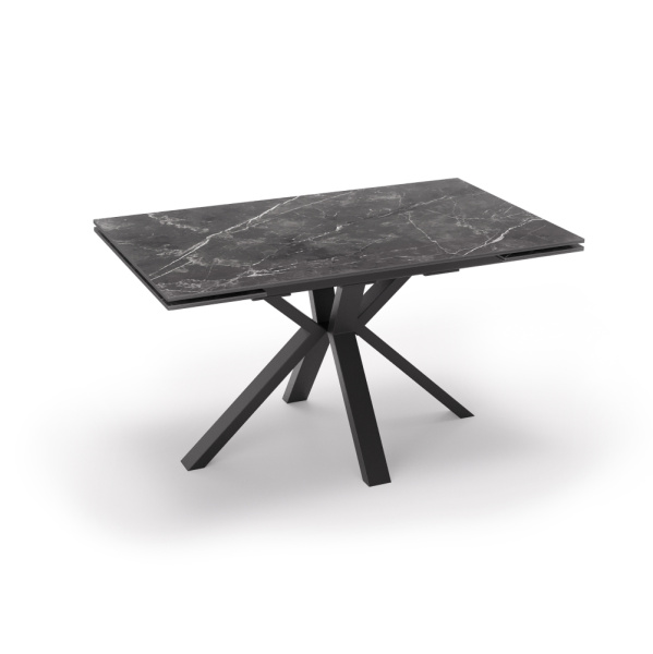 Стол AXEL 140 Nero Grigio Ceramic, BK Стол AXEL 140 Nero Grigio Ceramic, BK